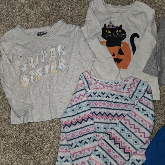 3T Girls Long Sleeve Shirts - Picture 2 of 3